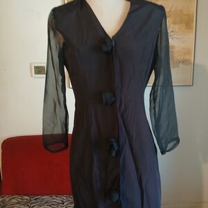 Vintage Goth Dress By The Chance USA